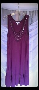 Purple Ann Taylor Dress, fancy casual